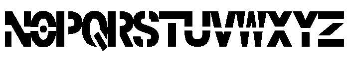 CAEDOS Bold Font LOWERCASE