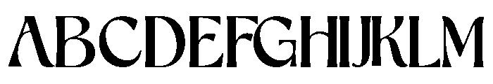 CALUNE Regular Font UPPERCASE