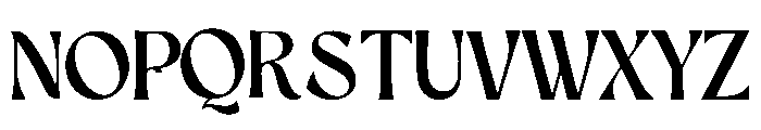 CALUNE Regular Font UPPERCASE