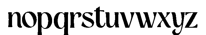 CALUNE Regular Font LOWERCASE