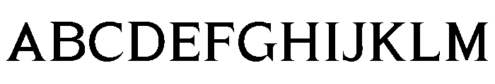 CASALE del NATURA Regular Font UPPERCASE