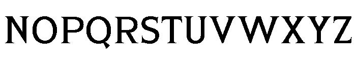 CASALE del NATURA Regular Font UPPERCASE