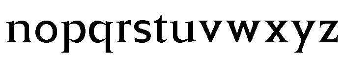 CASALE del NATURA Regular Font LOWERCASE