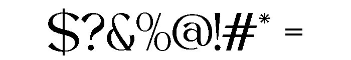 CATHALIE-Regular Font OTHER CHARS