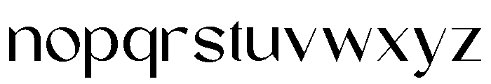CATHALIE-Regular Font LOWERCASE