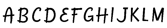 CATHERLY-Regular Font UPPERCASE