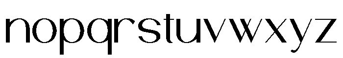 CAVELINE-Regular Font LOWERCASE