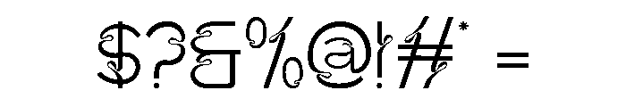 CAVESSA Regular Font OTHER CHARS