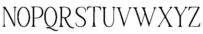 Cabin Font UPPERCASE