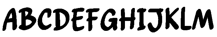 Cacarolla Font UPPERCASE