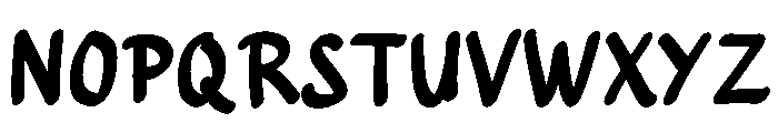 Cacarolla Font UPPERCASE