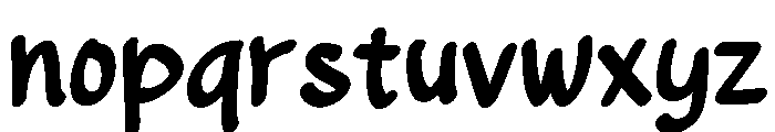 Cacarolla Font LOWERCASE