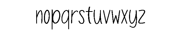 Cactus Flower Font LOWERCASE