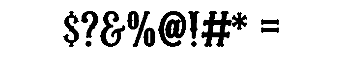 Cactus Rodeo Font OTHER CHARS