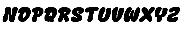 Cadel Italic Font UPPERCASE