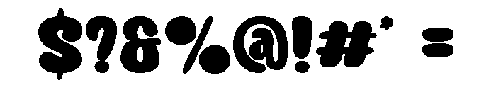 Cadel Regular Font OTHER CHARS