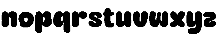 Cadel Regular Font LOWERCASE
