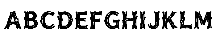 Caden Regular Font UPPERCASE
