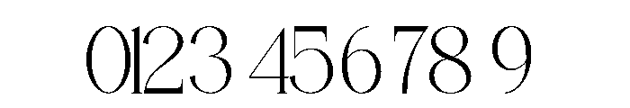 Cadera Font OTHER CHARS