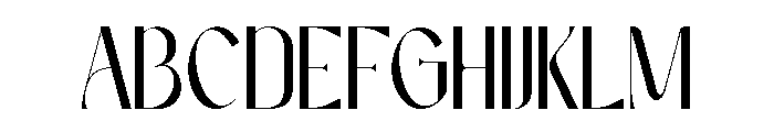 Caelisa Font UPPERCASE
