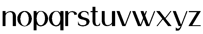 Caelune Beauty Regular Font LOWERCASE