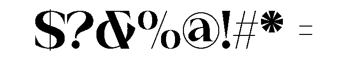 Caelvin Regular Font OTHER CHARS