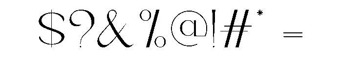 Caesar Raymond Font OTHER CHARS