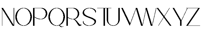 Caesar Raymond Font UPPERCASE