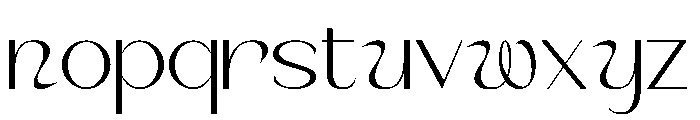 Caesar Raymond Font LOWERCASE