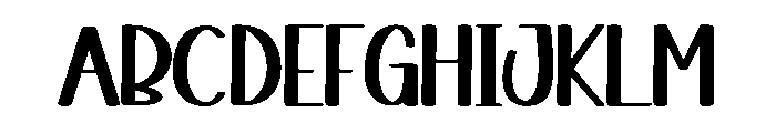 Cafe Morning Font UPPERCASE