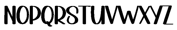 Cafe Morning Font UPPERCASE