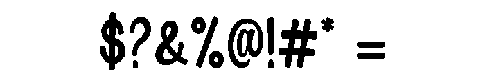 Cafe Wiggle Regular Font OTHER CHARS