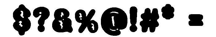 Cafeon Regular Font OTHER CHARS
