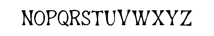 Cafesu Font LOWERCASE