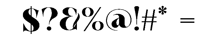 Caffin Font OTHER CHARS