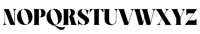 Caffin Font UPPERCASE