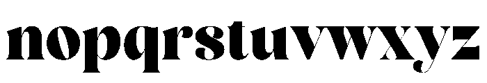 Caffin Font LOWERCASE