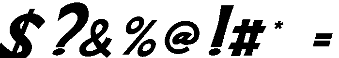 Caffle Font OTHER CHARS