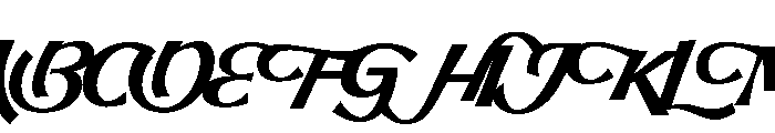 Caffle Font UPPERCASE