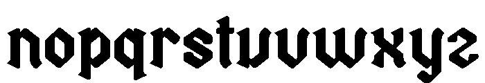 Caflical Font LOWERCASE