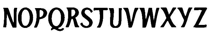 Caga Font UPPERCASE