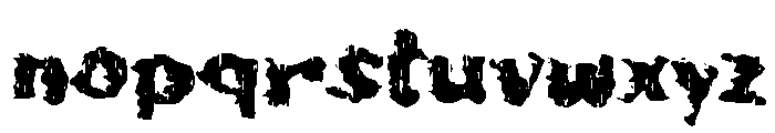 Cager Font LOWERCASE