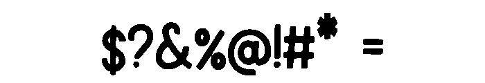 Cagujo Font OTHER CHARS
