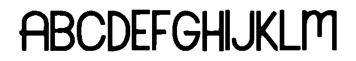 Cagujo Font UPPERCASE