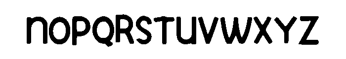 Cagujo Font LOWERCASE