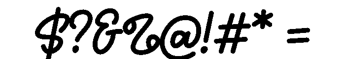 Cahaya Evelyn Font OTHER CHARS