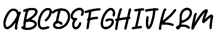 Cahaya Evelyn Font UPPERCASE