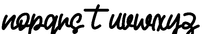 Cahaya Evelyn Font LOWERCASE
