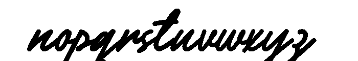 Cahaya Rembulan Font LOWERCASE