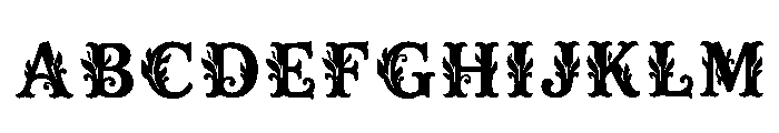 Cailey Regular Font UPPERCASE